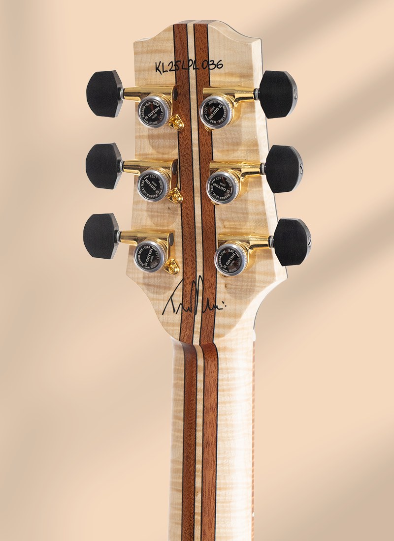 Klingen LP — verso do headstock